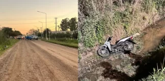 Investigan la muerte de un motociclista en Chajarí