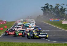 Los autos del Turismo Carretera recorrerán las calles de Paraná este viernes El TC en Paraná. Foto: SoloTC.