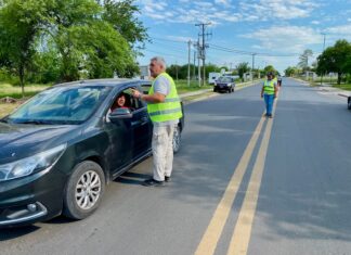 San Benito lanzó la campaña “Conducir con Conciencia” para reforzar la seguridad vial en la ciudad San Benito lanzó la campaña “Conducir con Conciencia”. Foto: Municipalidad de San Benito.