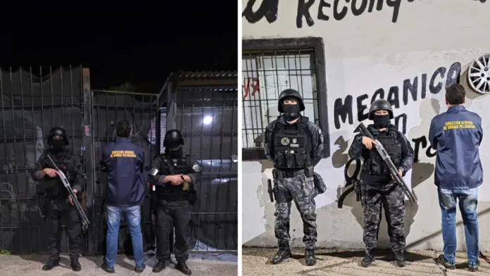 Cayó “Tavi” Celis y desarticularon su banda narco con 11 detenidos. Foto: P.E.R.