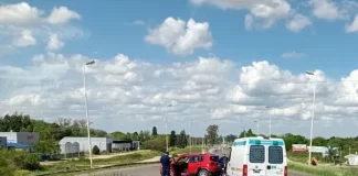 Choque entre ambulancia y camioneta en Ruta 39: dos conductores con lesiones leves