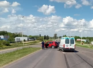Choque entre ambulancia y camioneta en Ruta 39: dos conductores con lesiones leves Choque entre ambulancia y camioneta en Ruta 39: dos conductores con lesiones leves