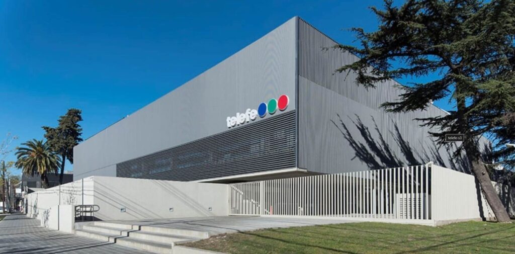 La sede de Telefe, en Martínez, provincia de Buenos Aires.
