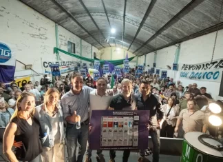 Frigerio estuvo en Gualeguaychú.