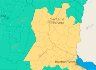 Alerta por tormentas en Entre Ríos: se esperan lluvias, granizo y vientos de hasta 90 km/h