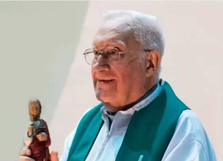 Falleció el sacerdote Agustín Kaul. Foto: (Redes).