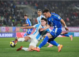 Argentina le ganó a Italia. Foto: NA.