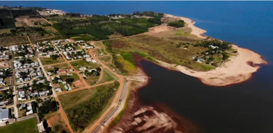 Lago de Salto Grande en Santa Ana. Foto: (GST).