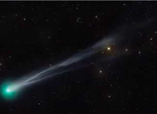 Cómo y cuándo ver al cometa Lemmon, el visitante cósmico que no volverá en más de mil años La cita cósmica no se repetirá en mil años. Foto: (EarthSkay).