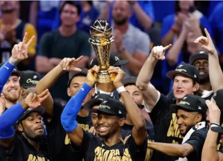 Comienza la temporada 2025/2026 de la NBA: nuevos formatos, figuras estelares y la ilusión por un anillo Los Thunder, vigentes campeones, serán el equipo a vencer esta campaña. Foto: Infobae.