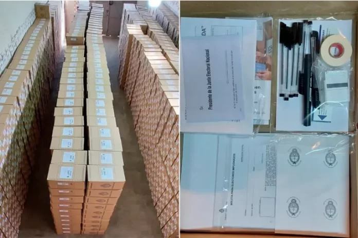 Comienza la distribución de urnas en Entre Ríos para las elecciones legislativas