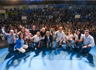 Fuerza Entre Ríos cerró su campaña en Villaguay.