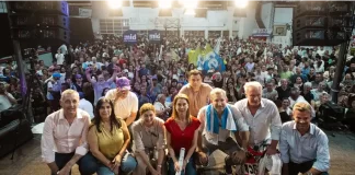 Cierre de campaña de la Alianza Libertad Avanza. Foto: (prensa).