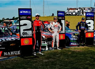 Gianini se quedó con la pole position en TC Pick Up en La Plata: Werner fue cuarto Gianini lideró la clasificación. Foto: ACTC.
