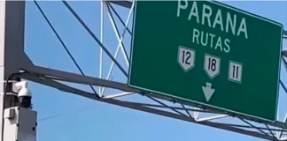 Nuevo radar para controlar la velocidad en Ruta 168. Foto: (104Página).