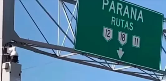 Nuevo radar para controlar la velocidad en Ruta 168. Foto: (104Página).