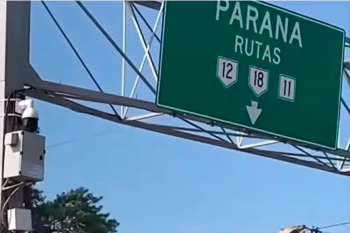 Nuevo radar para controlar la velocidad en Ruta 168. Foto: (104Página).