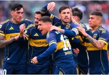 Boca le dio vuelta el partido a Barracas Central y suma un triunfo clave para el Torneo y la Copa Triunfo de Boca. Foto: (Bolavip).
