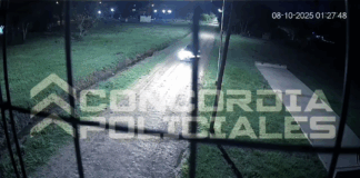 Revelan video de Pablo Laurta en la zona donde hallaron el cuerpo desmembrado. Foto: Captura Concordia Policiales.