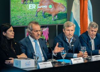 Scioli llega a Paraná. Foto: (GER).