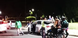 Masivo operativo de tránsito en Paraná.