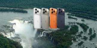 iPhone y Cataratas del Iguazú, una combinación conveniente. Foto: Agencia NA.