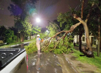 La Municipalidad asistió a 60 familias tras el fuerte temporal en Paraná