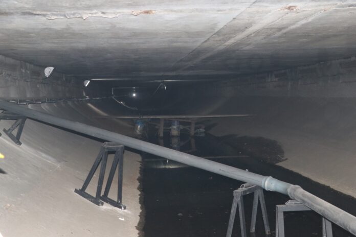 Renovaron el sistema de drenaje interno del Túnel Subfluvial