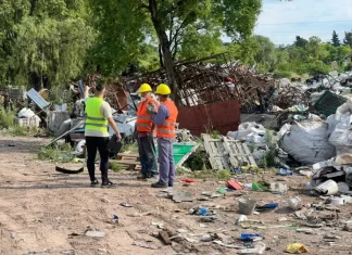 La chatarrería Todoni comenzó a retirar materiales del predio