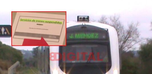 El servicio de trenes está suspendido en Paraná. Foto: Elochodigital / Elonce..