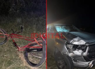 Tragedia en Ruta 11: un ciclista murió tras ser embestido por una camioneta en el kilómetro 212 Un ciclista murió tras ser embestido por una camioneta en el kilómetro 212. Foto: Elochodigital