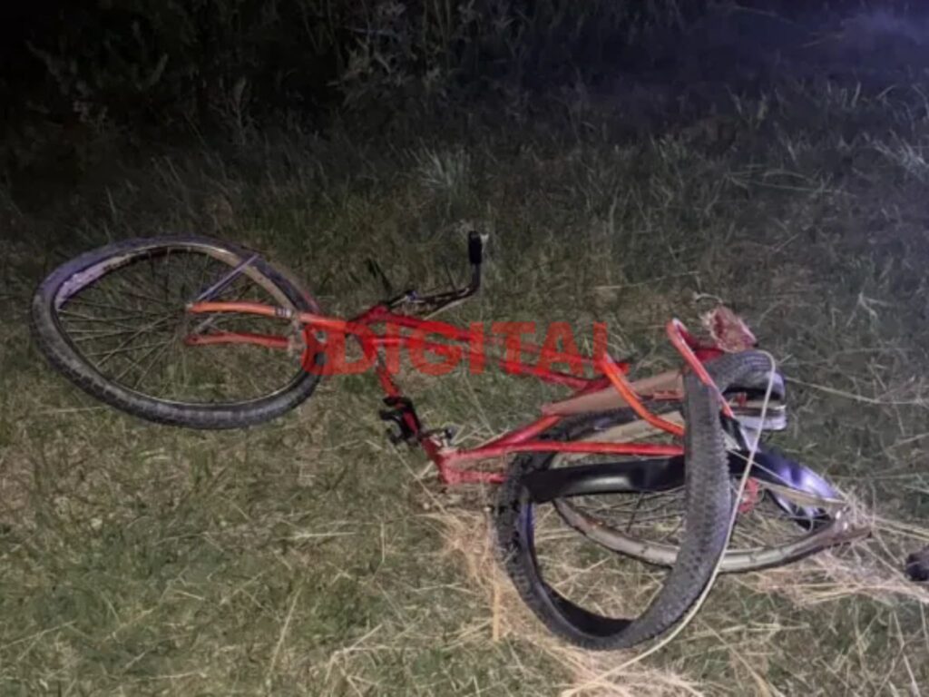 Un ciclista murió tras ser embestido por una camioneta en el kilómetro 212. Foto: Elochodigital