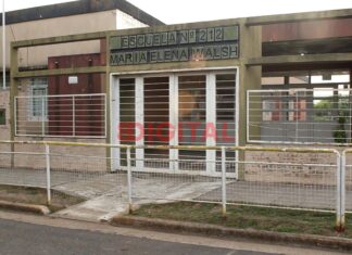 Escuela María Elena Walsh de Colonia Avellaneda. Foto: Elochodigital