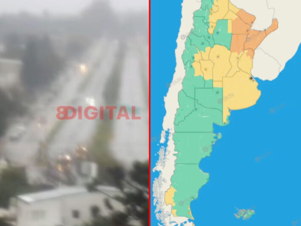 El SMN renovó el alerta por tormentas en Entre Ríos tras una noche de ...