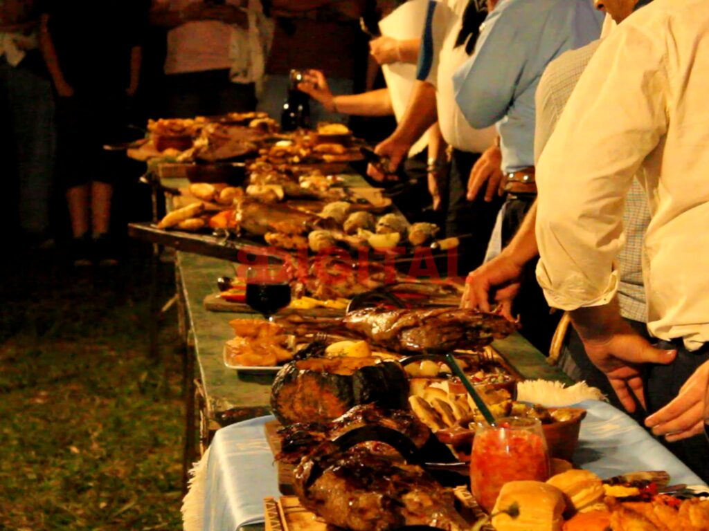 Oro Verde celebró la 11° Fiesta del Cordero Asado a la Estaca. Foto: Elochodigital