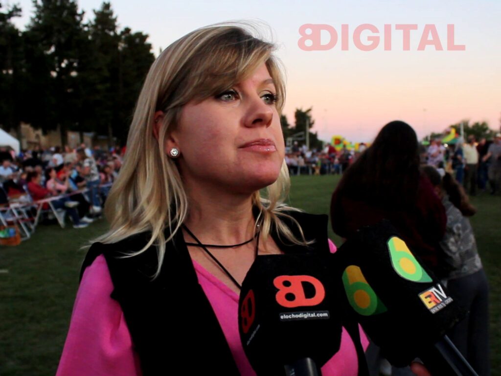 Presidenta comunal de Aldea Santa Rosa, Daniela Keiner. Foto: Elochodigital