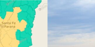 Amplían las alertas por tormentas fuertes. Foto: SMN / Elochodigital