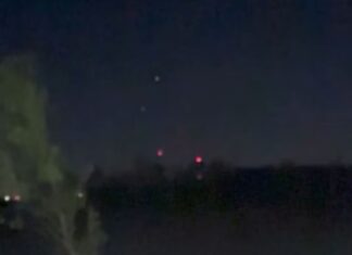 Vecinos captaron luces extrañas en el cielo. Foto: La Pirámide