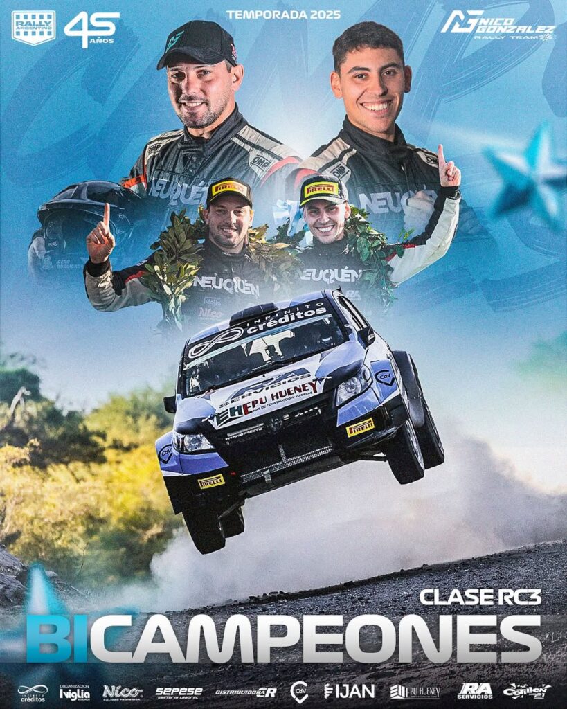 Gerónimo Bordignon, campeón de la RC3.