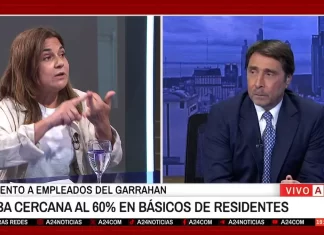 Tenso cruce entre Eduardo Feinmann y una sindicalista del Hospital Garrahan en vivo Tenso cruce entre Eduardo Feinmann y una sindicalista del Hospital Garrahan. Foto: A24