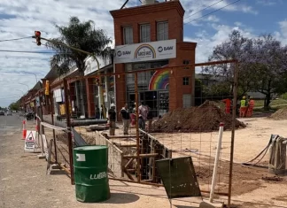 Cortes y desvíos en avenida Almafuerte por obras