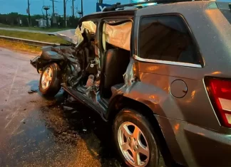 Grave accidente en la Ruta 14: tres heridos en Concordia, uno en estado crítico tras violento choque Grave accidente en la Ruta 14. Foto: Bomberos Voluntarios de Concordia