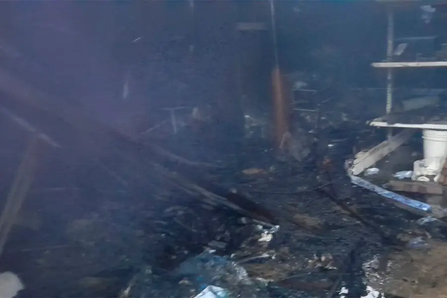 Se incendió un galpón en Paraná