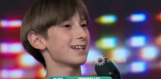 Enzo Perrón, el niño entrerriano. Foto: ElTrece