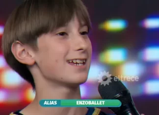 Enzo Perrón, el niño entrerriano. Foto: ElTrece