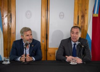 Frigerio y Santilli. Foto: Gobierno Entre Ríos