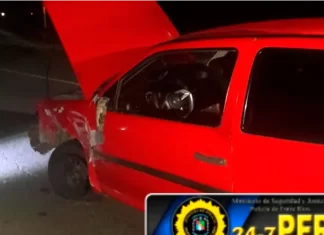 Siniestro vial en Ruta 11. Foto: (PER).