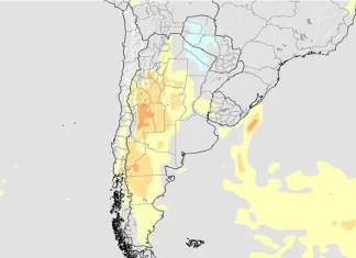 La Niña se instala en Argentina: alertan por déficit de lluvias y riesgo para los cultivos en el Litoral y la región pampeana La Niña en noviembre. Foto: Meteored.