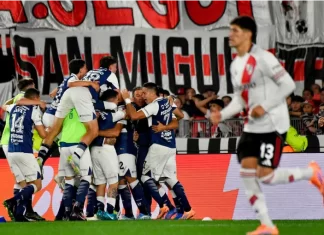Gimnasia le dio un golpe duro a River. Foto: Gimnasia.
