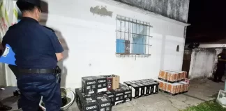 La Policía recuperó la totalidad de las bebidas